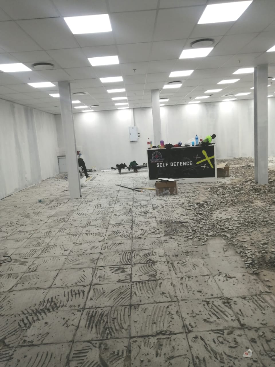 sunset on the road two men talking